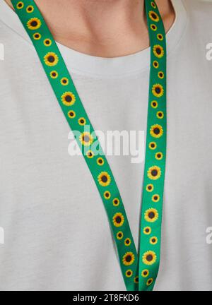 Das "Hidden Disabilities Lanyard"-Programm Stockfoto