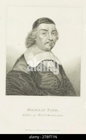 MILDMAY FANE, EARL OF WESTMORLAND. Pub. Mai 1806, von J. Scott, 442, Strang Stockfoto