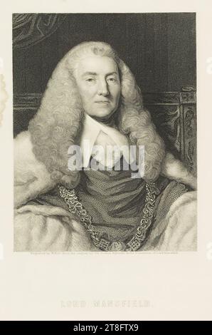 Stich von W. Holl aus dem Original von Sir Joshua Reynolds im Besitz von Lord Mansfield. LORD MANSFIELD. WILLIAM MACKENZIE. GLASGOW, EDINBURGH, LONDON UND NEW YORK Stockfoto