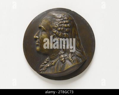 Marie Jean Antoine Nicolas de Caritat, Marquis de Condorcet (1743-1794), Numismatische Medaille Stockfoto