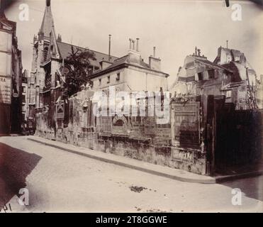 Ecke Rue de la Parcheminerie und Rue Boutebrie, 5. Arrondissement, Paris, Atget, Eugène (Jean Eugène Auguste Atget), Fotograf, 1912, Fotografie, Grafik, Fotografie, Albumendruck, Abmessungen - Arbeiten: Höhe: 22 cm, Breite: 17,9 cm Stockfoto