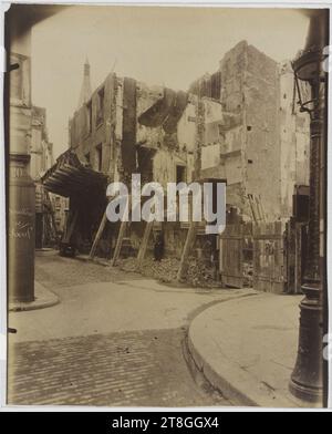 Ecke Rue de la Parcheminerie und Rue des Prêtres-Saint-Séverin, 5. Arrondissement, Paris, Atget, Eugène (Jean Eugène Auguste Atget), Fotograf, 1913, Fotografie, Grafik, Fotografie, Albumendruck, Abmessungen - Arbeiten: Höhe: 22,5 cm, Breite: 18 cm Stockfoto