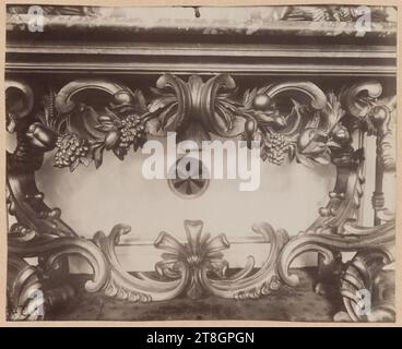 Hôtel d'Argenson, 7. Arrondissement, Paris, Atget, Eugène (Jean Eugène Auguste Atget), Fotograf, Fotografie, Grafik, Albumendruck, Abmessungen – Arbeit: Höhe: 17,7 cm, Breite: 21,8 cm Stockfoto