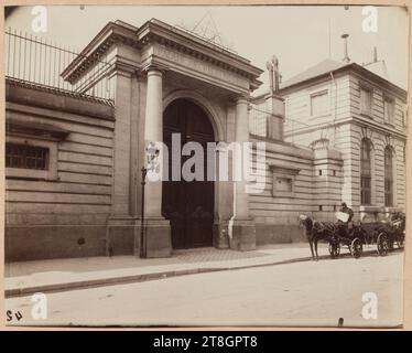 Hôtel de Chanac (Hôtel du Châtelet), Erzbischofspalast, 127 Rue de Grenelle, 7. Arrondissement, Paris, Atget, Eugène (Jean Eugène Auguste Atget), Fotograf, Fotografie, Grafik, Albumendruck, Abmessungen – Arbeit: Höhe: 17,9 cm, Breite: 22 cm Stockfoto