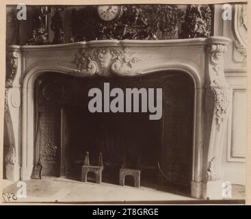 Hôtel de Rothelin, Hôtel de Charolais, Hôtel Conti Grand, Hôtel d'Argenson, 7. Arrondissement, Paris, Atget, Eugène (Jean Eugène Auguste Atget), Fotograf, Fotografie, Grafik, Albumendruck, Abmessungen – Arbeit: Höhe: 18 cm, Breite: 22 cm Stockfoto