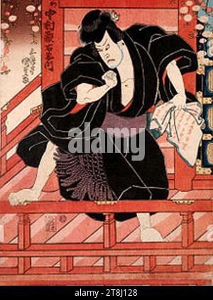 Utaemon Nakamura IV als Ishikawa Goemon. Stockfoto