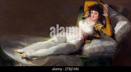 La maja vestida, die bekleidete Maja, 1800-1807, Gemälde von Francisco de Goya Stockfoto