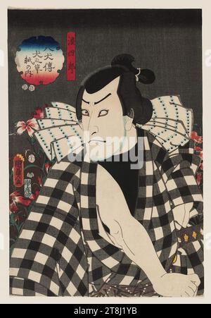 Utagawa Kunisada II. – Schauspieler Bandô Hikosaburô IV. Als Namishirô. Stockfoto