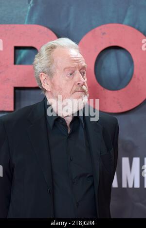 Madrid. Spanien. 20231120 besucht Ridley Scott die Premiere von Napoleon im Prado Museum am 20. November 2023 in Madrid, Spanien Credit: MPG/Alamy Live News Stockfoto