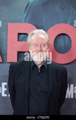 Madrid. Spanien. 20231120 besucht Ridley Scott die Premiere von Napoleon im Prado Museum am 20. November 2023 in Madrid, Spanien Credit: MPG/Alamy Live News Stockfoto