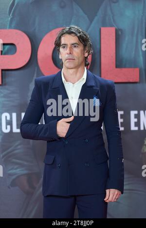 20. November 2023, Madrid, Spanien: Eduardo Noriega besucht â€˜Napoleonâ€™ Premiere im Prado Museum am 20. November 2023 in Madrid, Spanien (Foto: © Jack Abuin/ZUMA Press Wire) NUR REDAKTIONELLE VERWENDUNG! Nicht für kommerzielle ZWECKE! Stockfoto