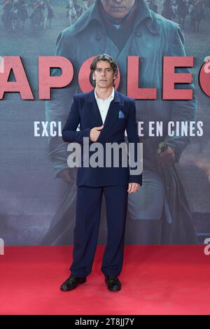 20. November 2023, Madrid, Spanien: Eduardo Noriega besucht â€˜Napoleonâ€™ Premiere im Prado Museum am 20. November 2023 in Madrid, Spanien (Foto: © Jack Abuin/ZUMA Press Wire) NUR REDAKTIONELLE VERWENDUNG! Nicht für kommerzielle ZWECKE! Stockfoto