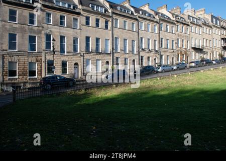 Marlborough Buildings, Bath, England Stockfoto