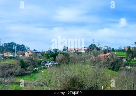 Ländliche Szene in der Provinz Asturien, Spanien Stockfoto