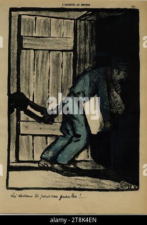 Vallotton - Crimes et Châtiments, Planche 4 Là-dedans tu pourras..., E 71-0374. Stockfoto