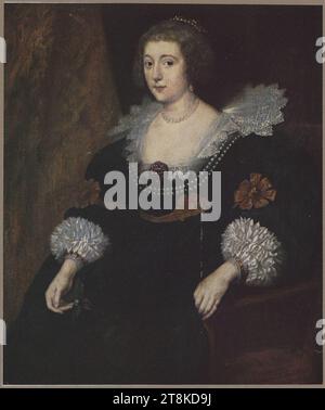 Van Dyck - Porträt von Amalia van Solms-Braunfels, Prinzessin von Orange (1602-1675), ca. 1630. Stockfoto