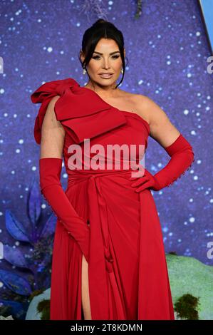 London, Großbritannien. November 2023. Jessica Wright besucht Disney -'WISH' UK Premiere am ODEON Luxe Leicester Square. Quelle: Siehe Li/Picture Capital/Alamy Live News Stockfoto