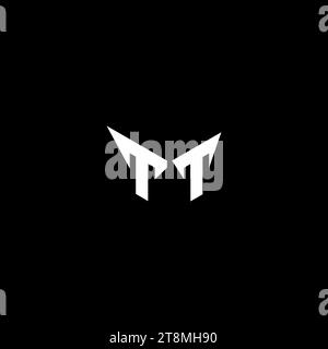 TT Premium Emblem Logo Initial Esport und Gaming Design Konzept Stock Vektor