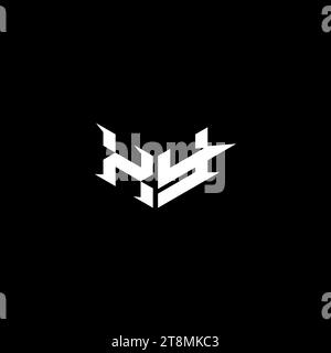 Das XY Premium Emblem-Logo, das erste Esport- und Gaming-Design-Konzept Stock Vektor