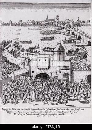 Vertreibung der Juden 1614. Stockfoto