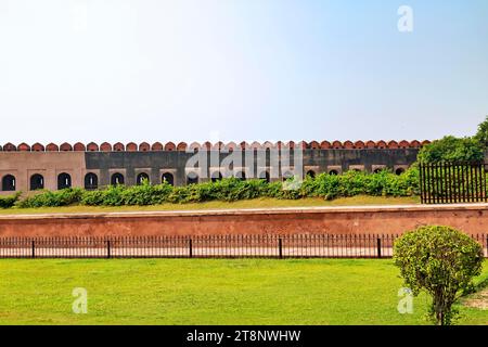 Agra Fort, eine historische Festung in Agra, im indischen Bundesstaat uttar pradesh Stockfoto