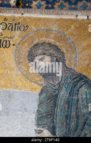 Hagia Sophia geschmückt mit Mosaiken während byzantinischer Zeit Stockfoto