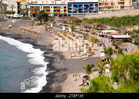 Strand, Playa San Juan, Playa de San Juan, Provinz Santa Cruz de Teneriffa, Westküste, Teneriffa, Kanarische Inseln, Spanien Stockfoto