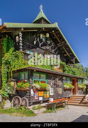 Historisches Gästehaus Trifterklause Schwellhaeusl im Nationalpark Bayerischer Wald, Bayerisch-Eisenstein, Bayerischer Wald, Niederbayern, Bayern Stockfoto