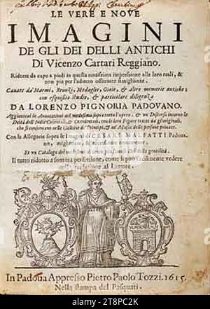 Vicenzo Cartari - Le vere e nove imagini de gli dei delli antichi, 1615. Stockfoto