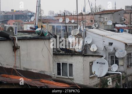 Istanbul, Türkei. Hinterhof in istanbul Stockfoto