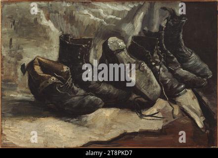 Vincent van Gogh - drei Paar Schuhe, 1886 Stockfoto