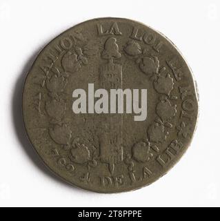 Abschied Capet, 21. Januar 1793, Anonym, Array, numismatisch, Medaille, Abmessungen - Werk: Durchmesser: 2,9 cm, Gewicht (Typengröße): 10,79 g Stockfoto