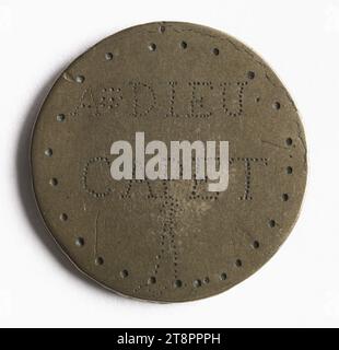 Abschied Capet, 21. Januar 1793, Anonym, Array, Numismatik, Medaille, Abmessungen - Werk: Durchmesser: 2,9 cm, Gewicht (Typenabmessung): 10,79 g Stockfoto