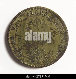 Provost der Kaufleute: Auguste-Robert de Pomereu, 1683, 1683 Numismatisch, Token (numismatisch), Messing, Abmessungen - Arbeit: Durchmesser: 2,8 cm, Gewicht (Typenabmessung): 8,15 g Stockfoto