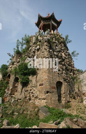 Wang Fu Shan, ein Steinbruch aus dem Palast des Sohnes des Kaisers Ming, Nanyang, Henan, China Stockfoto