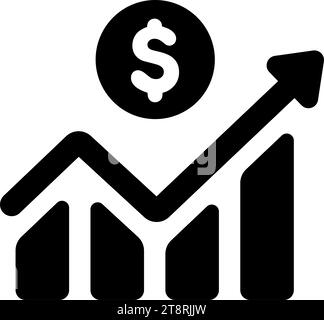 Illustration des Vektorsymbols für regelmäßige Investitionen (langfristige Investitionen) Stock Vektor