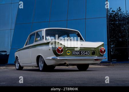 MK1 Lotus Cortina 1960er Jahre Sportsaloon Stockfoto