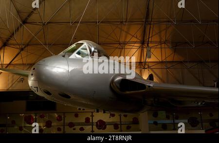 De Havilland DH100 Vampire, Air Force Museum of New Zealand Stockfoto