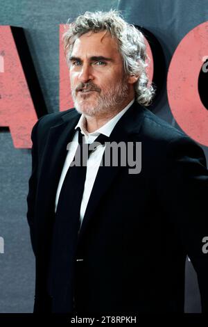 Madrid, Spanien. November 2023. Joaquin Phoenix bei der Premiere des Kinofilms Napoleon im Museo del Prado. Madrid, 20.11.2023 *** Joaquin Phoenix bei der Premiere des Films Napoleon im Museo del Prado Madrid, 20 11 2023 Foto:xDyDxFotografosx/xFuturexImagex napoleon 3214 Credit: Imago/Alamy Live News Stockfoto
