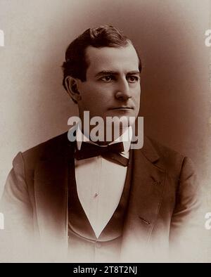 William Jennings Bryan (* 19. März 1860 – 26. Juli 1925) war ein US-amerikanischer Jurist, Redner und Politiker. Stockfoto