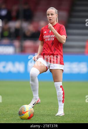 Crawley, Großbritannien. November 2023. Während des FA Women's Super League Spiels im Broadfield Stadium, Crawley. Der Bildnachweis sollte lauten: Paul Terry/Sportimage Credit: Sportimage Ltd/Alamy Live News Stockfoto