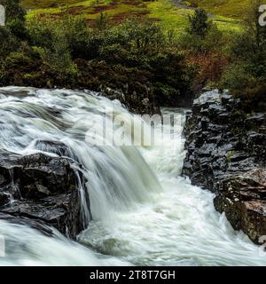 Clachaig Falls, Glencoe, Schottland Stockfoto