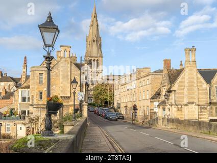 Die historische Marktstadt Stamford in Lincilnshire England Stockfoto