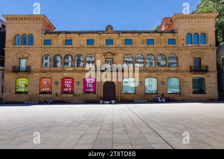 San Telmo, ein Museum der baskischen Gesellschaft, das alte und zeitgenössische baskische Kultur, Kunst und Geschichte thematisiert. San Sebastian, Baskenland, Spanien Stockfoto