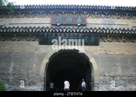 Zijin Shan, Nanjing, China, Linggu Tempel Beamlose Halle, Grabstätte von Ming Hongwu (Zhu Yuanzhang, erster Ming-Kaiser) und Sun Zhongshan (Sun Yat-sen), Nanjing, China Stockfoto