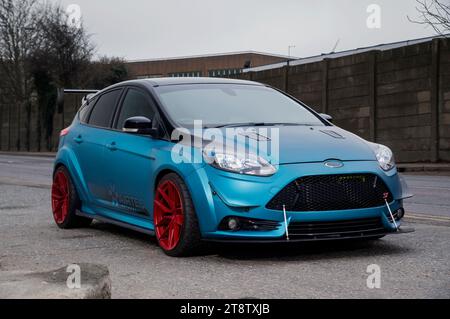 Stark modifizierter Mk3 Ford Focus ST Stockfoto