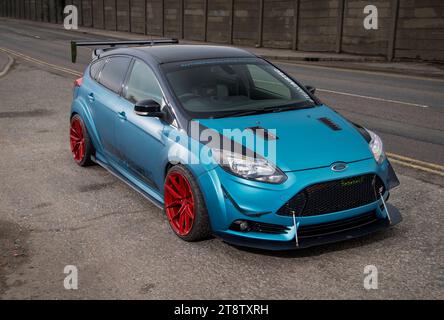 Stark modifizierter Mk3 Ford Focus ST Stockfoto