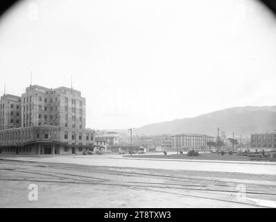 Blick auf Waterloo Hotel, Wellington, Neuseeland, CA 1930er Jahre Stockfoto