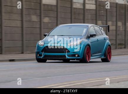 Stark modifizierter Mk3 Ford Focus ST Stockfoto