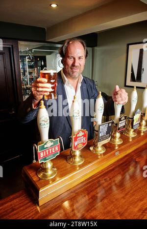 William Lees-Jones MD bei der JW Lees Brewery Stockfoto